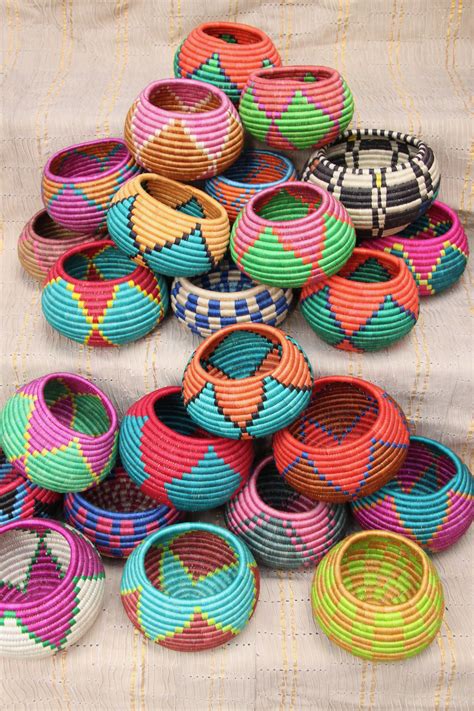 Coiled Fabric Basket Rope Basket Basket Weaving Support Plante