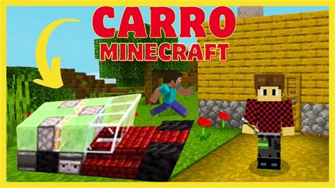 Como Fazer Um CARRO QUE FUNCIONA No MINECRAFT YouTube