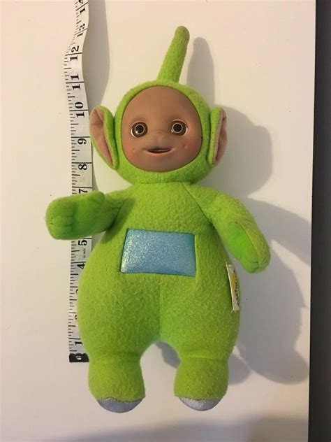 Playskool Teletubbies Dipsy Plush Green 1998 12” 1980224826