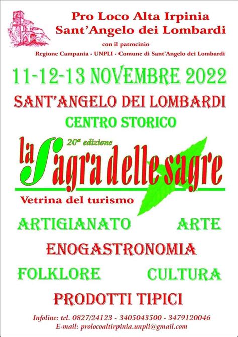 La Sagra Delle Sagre A Sant Angelo Dei Lombardi Av Italia Eventi News