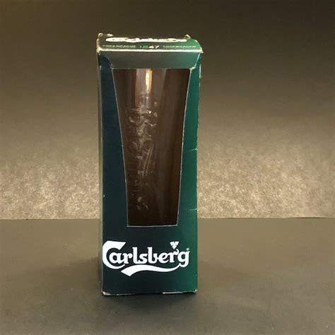 Carlsberg Beer Glass Etsy