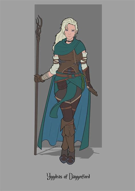 Yggdras Of Daggerford Elf Druid By Silkynoire On Deviantart