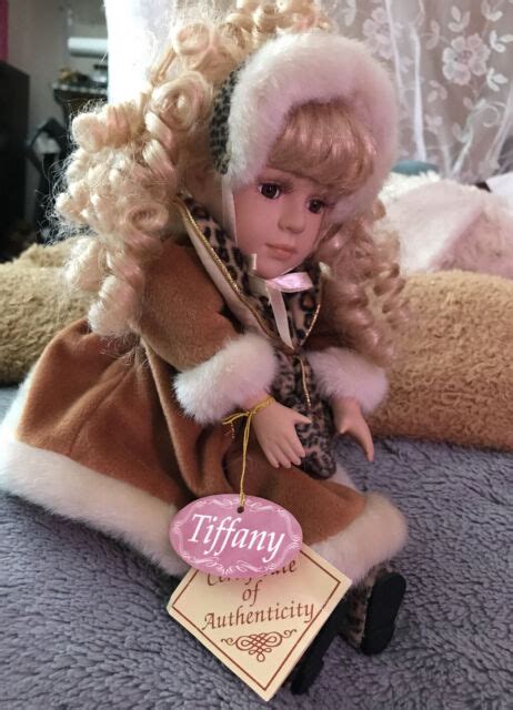 Beautiful Dan Dee Collectors Choice Tiffany Wind Up Musical Porcelain Doll Ebay