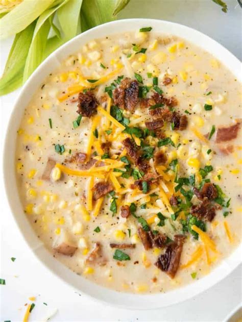 INSTANT POT CORN CHOWDER - Spoonful of Flavor