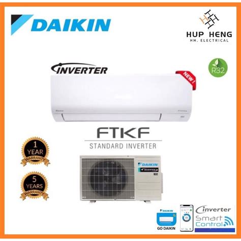 Wifi Daikin 1 0hp 2 5hp Inverter Wall Mounted Air Conditioner R32 Gas