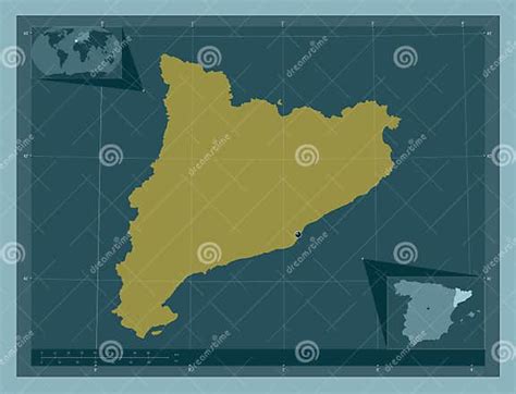 Cataluna Spain Solid Capital Stock Illustration Illustration Of