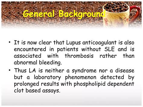 Lupus Anticoagulants Ppt