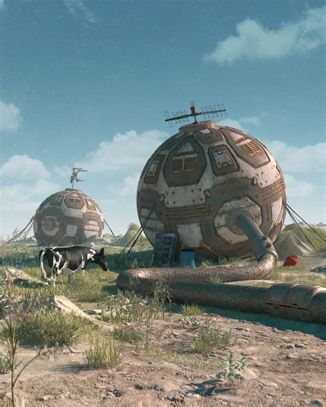 Decommissioned Comm Pods By Mike Winkelmann Beeple Scrolller