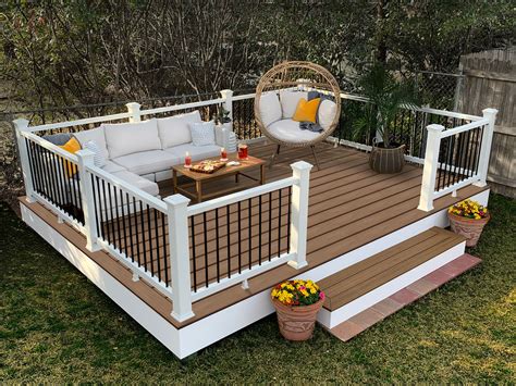 9 Freestanding Deck Plans And Ideas Trex