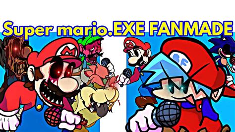 Friday Night Funkin Vs Super Mario Exe Super Mario Bros Fnf Mod