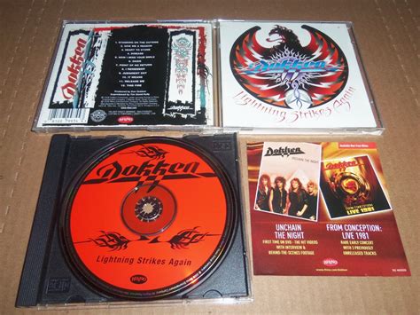 Dokken Lightning Strikes Again 2007 CD John Levin Barry Sparks