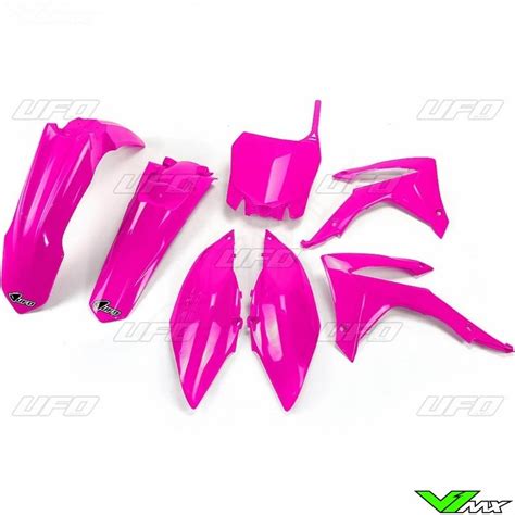 Ufo Plastic Kit Fluo Pink Honda Crf R Crf R