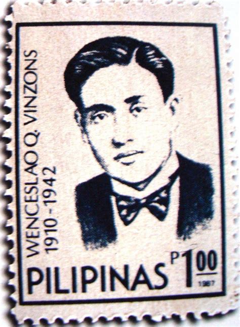 The Anthem Philatelist Wenceslao Vinzons On Stamps