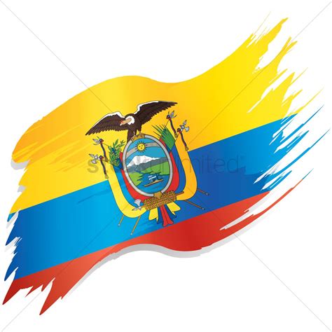 Ecuador Flag Vector At Vectorified Collection Of Ecuador Flag