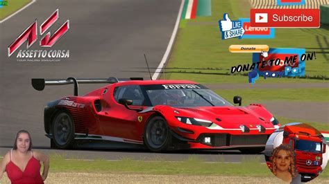 Assetto Corsa Ferrari 296 Gt3 Lm Gt3 296 Released By Sim Dream Development First Look Gameplay