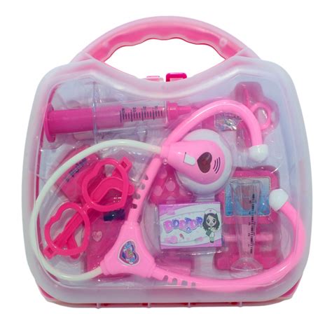 Kit Maleta Mini Doutor Doutora Médico Brinquedo Infantil