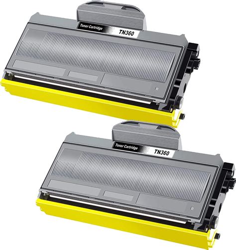 2pk Printerpro™ Compatible Replacement For Brother Tn360 Tn 360 Black Toner Cartridge Tn330 Tn