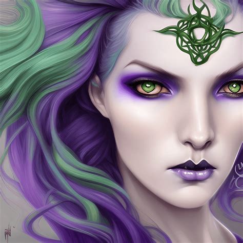 Gorgeous Druid Witch Goddess Graphic · Creative Fabrica