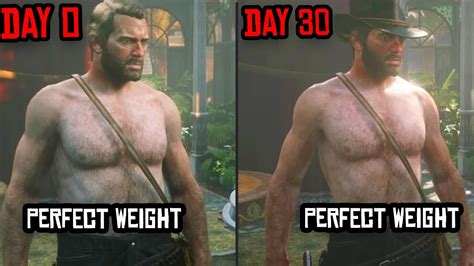 What If Arthur Stays At Perfect Weight For Days In Red Dead