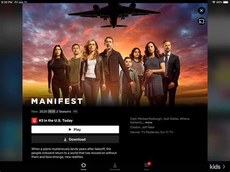 Manifest Is Number 3 Today In Netflix USA Hopefully The New Viewership