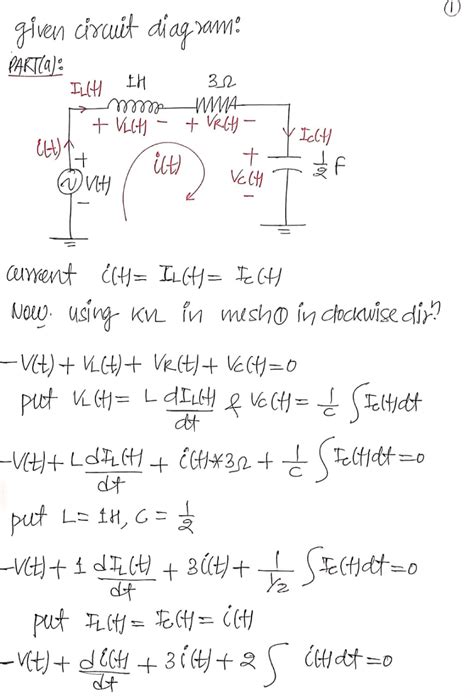 Solved Fat 4 Lti F Hit A Derive The Differential 7k Ylt