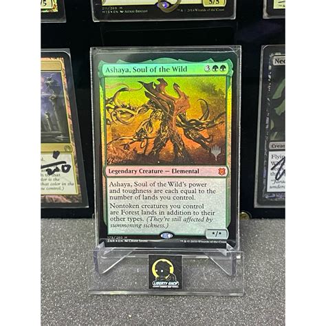 Mtg Promo Pack Ashaya Soul Of The Wild Foil Nm Shopee Thailand