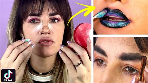 Truques De Beleza Do Tik Tok Testing Viral Tiktok Makeup Hacks Youtube