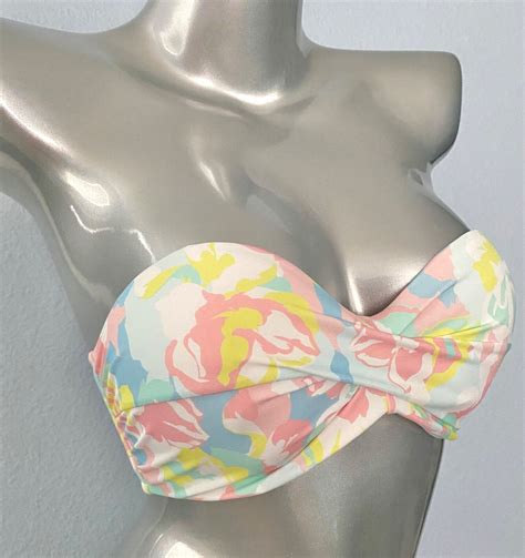 Victorias Secret Nwt Twist Front Pastel Knockout Strapless Bandeau