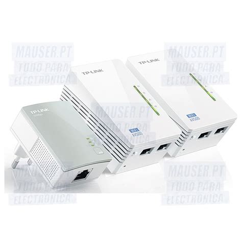 Tl Wpa4220tkit Tp Link Kit 3 Adaptadores Powerline 500mbps C Ap