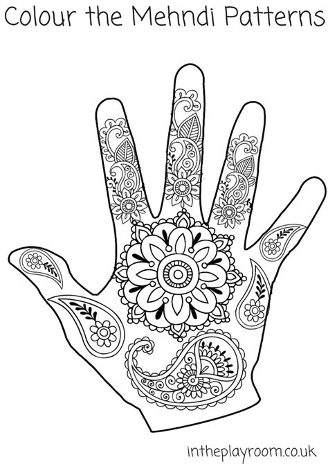 Printable Henna Designs For Hands Printable Word Searches