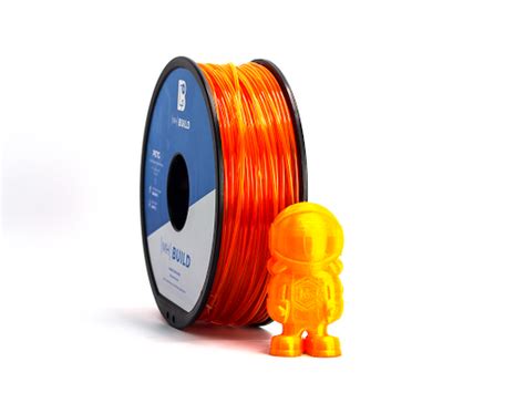 Translucent Orange MH Build Series PETG Filament 1 75mm 1kg