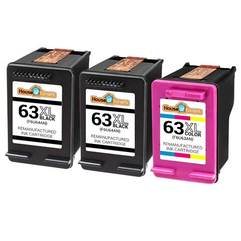 Hp 63xl Black Color 2 Pack Higher Yield Ink Cartridges