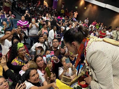 Dra Claudia Sheinbaum on Twitter Bienvenidas las mujeres indígenas y