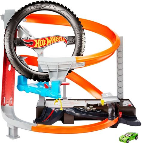 Игрушечный трек Mattel Hot Wheels Сити Шиномонтажная мастерская GJL купить на OZON по низкой
