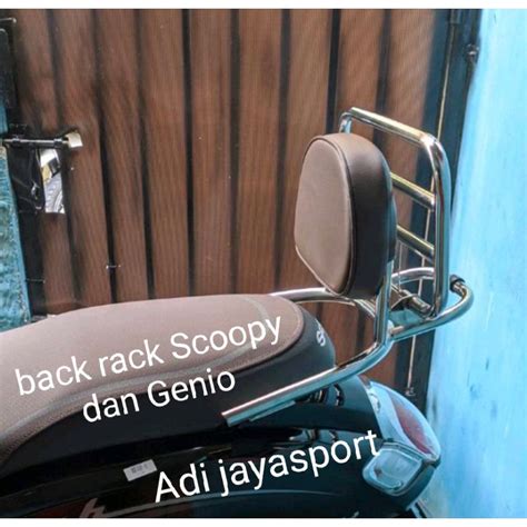 Jual Back Rack Genio Back Rack Scoopy Backrack Scoopy Dan Genio