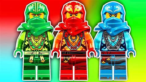 Rgb Siblings Kai Nya Llyod Dragons Rising Minifigures Review Lego