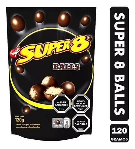 Chocolate Super 8 Balls De Nestlé Formato Doypack 120 Gr Cuotas