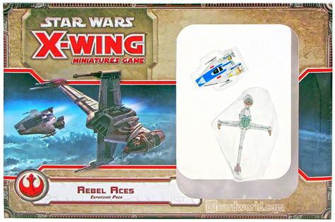 Star Wars X Wing Miniatures Game Rebel Aces Expansion Pack Da Card World