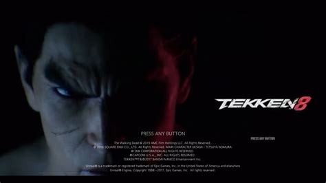 Tekkenmods Tekken Kazuya Press Start Title Menu Mod For Tekken