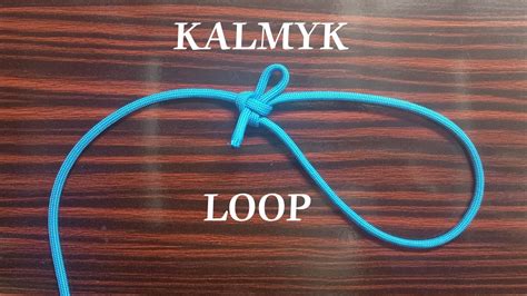 How To Tie A Knot Kalmyk Loop Youtube