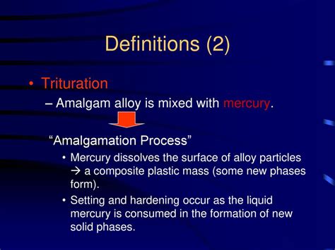 Dental Amalgam Pustaka : - ppt download