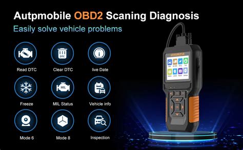 Humzor Nc601 2in1 Truck Diagnostic Scanner 12v 24v Car Obd2 Scanner