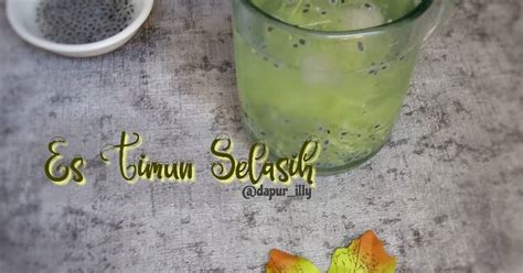 Resep Es Timun Selasih Oleh Dapur Illy Cookpad