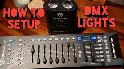 How To Program DMX Lights For Beginners YouTube