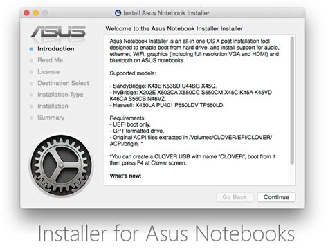 Guide Asus Hp Notebook Installer Guide For Mavericks Yosemite