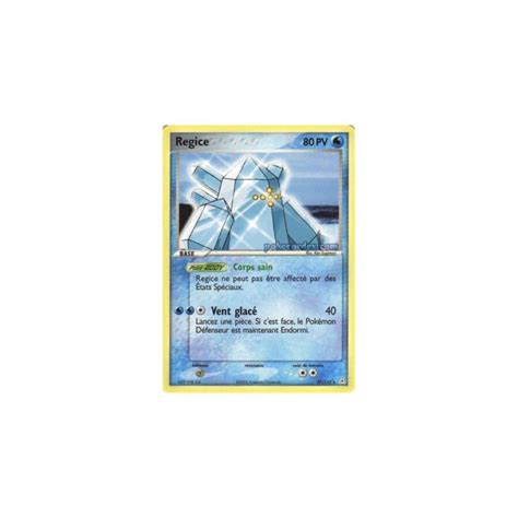 Regice 27 110 EX Fantômes Holon carte Pokemon