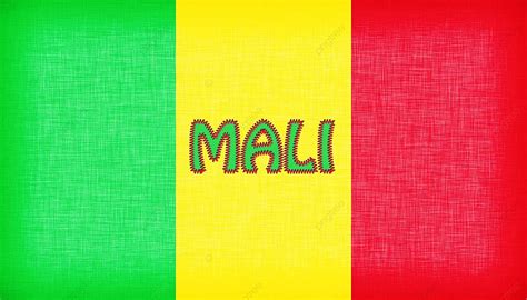 Flag Of Mali Stitched With Letters Sew Letter Celebration Photo