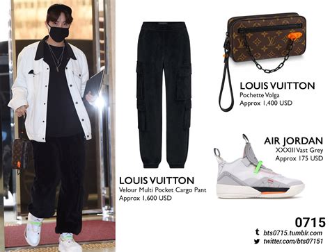 190319 | J-Hope : LOUIS VUITTON - Pochette... : BTS FASHION/STYLE FINDER