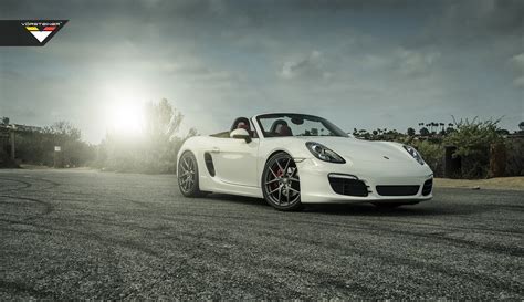 Neat and Clean Customization for White Convertible Porsche Boxster — CARiD.com Gallery