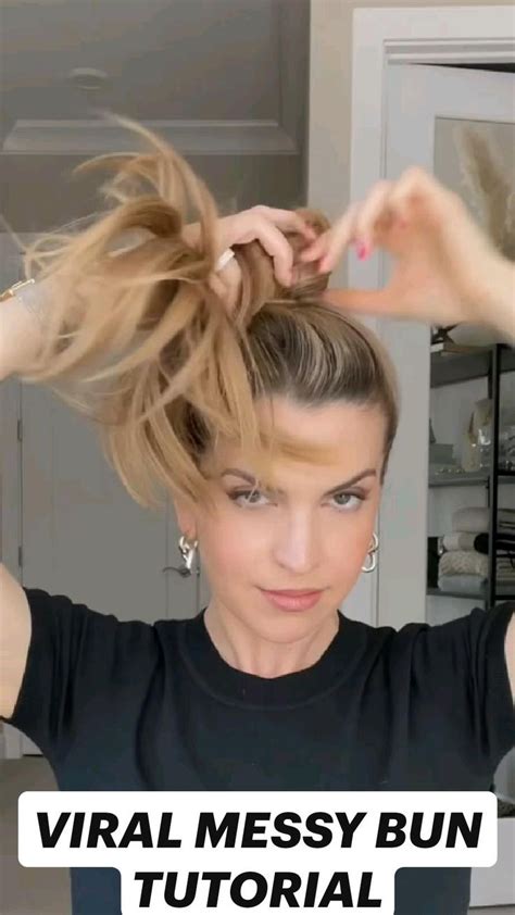 Viral Messy Bun Tutorial Hair Bun Tutorial Hairdo For Long Hair